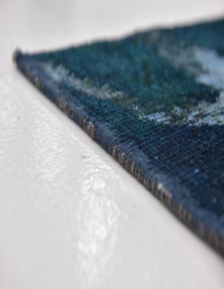 Detail image of 8' 10 x 9' 9  Hand Knotted Ultra Vintage Persian Wool Square Rug