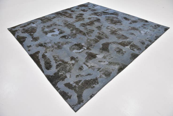 Detail image of 9' 2 x 9' 3 Hand Knotted Ultra Vintage Persian Wool Square Rug