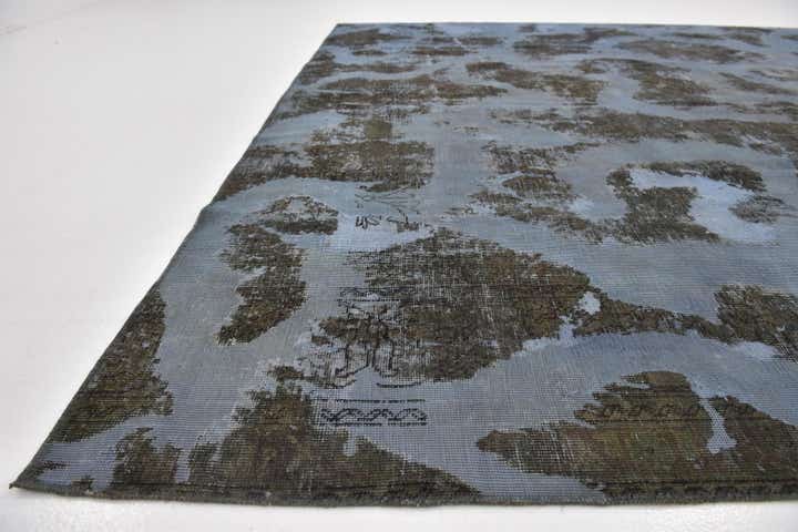 9' 2 x 9' 3 Hand Knotted Ultra Vintage Persian Wool Square Rug