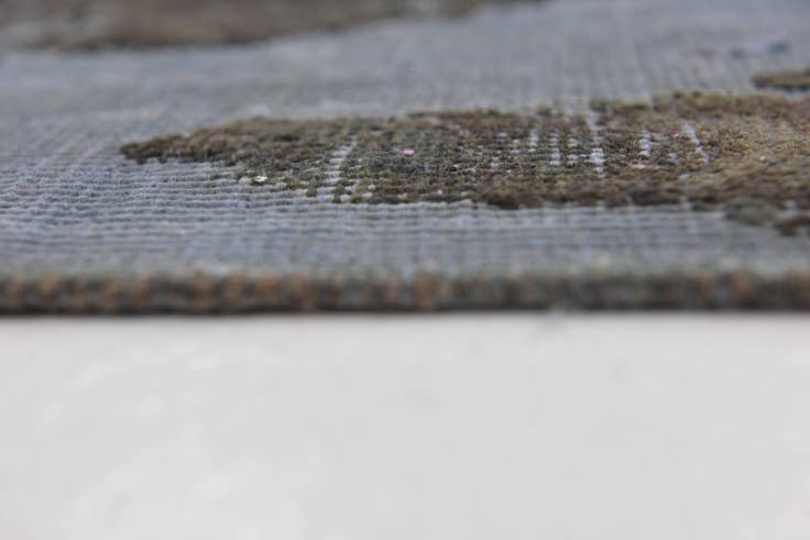 Detail image of 9' 2 x 9' 3 Hand Knotted Ultra Vintage Persian Wool Square Rug