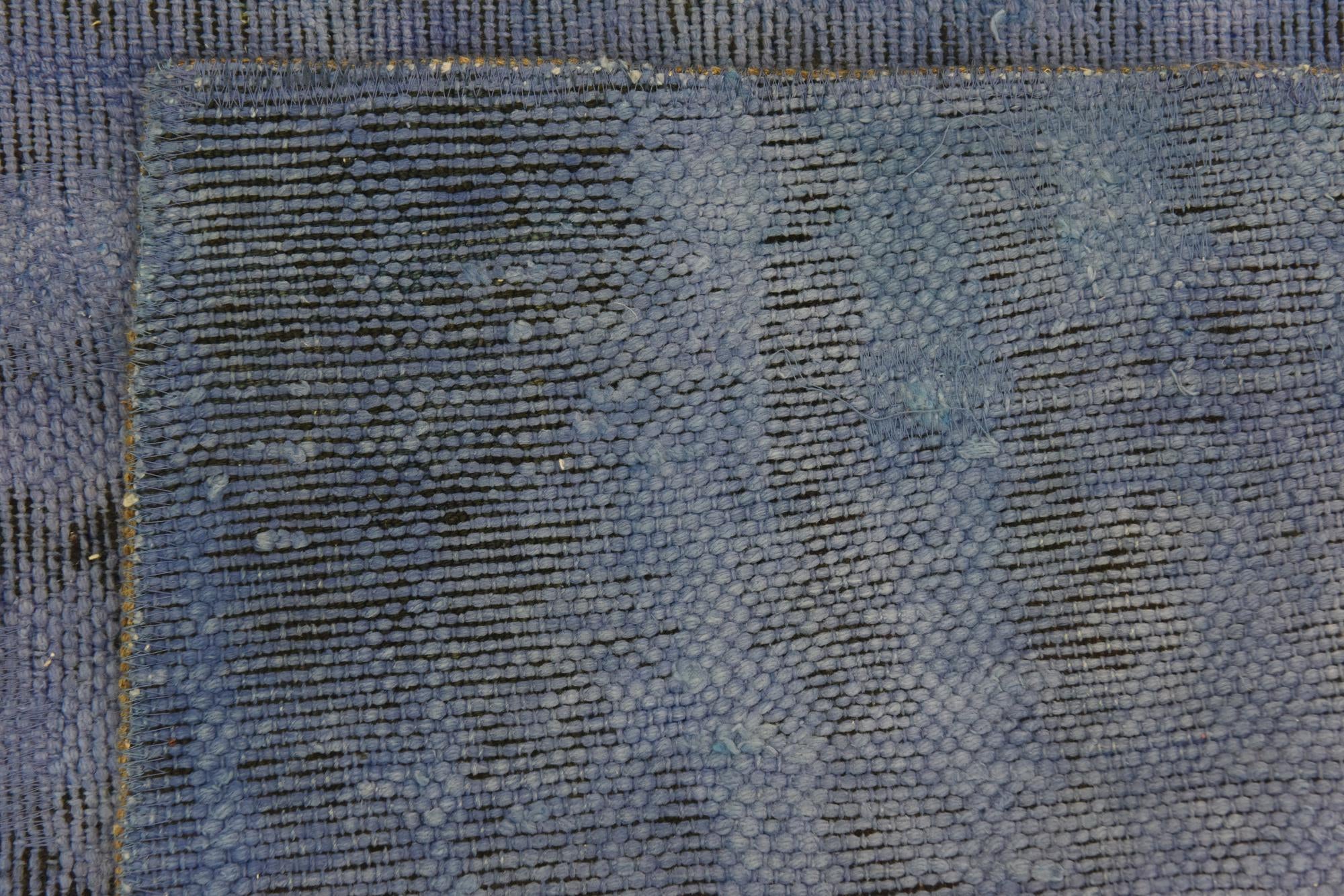 6' x 6' 10 Hand Knotted Ultra Vintage Persian Wool Square Rug