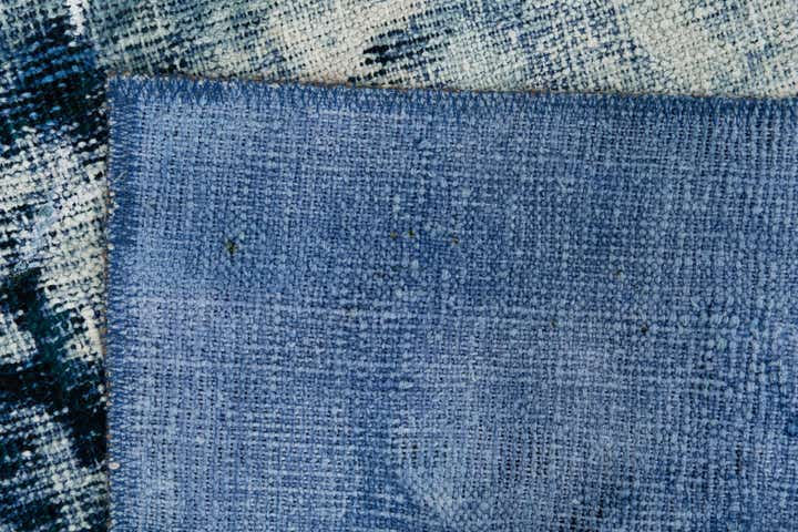 4' 8 x 5' 2 Hand Knotted Ultra Vintage Persian Wool Square Rug