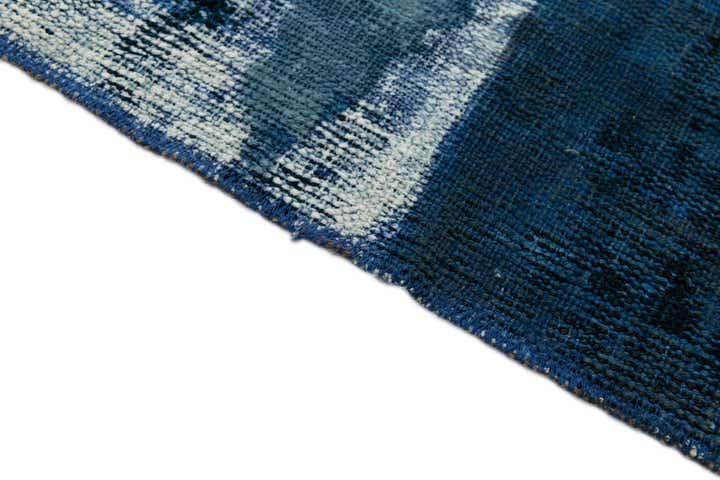 4' 8 x 5' 2 Hand Knotted Ultra Vintage Persian Wool Square Rug