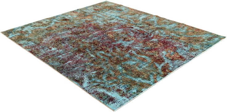 Detail image of 6' 7 x 7' 5 Vintage Royal Wool Square Rug
