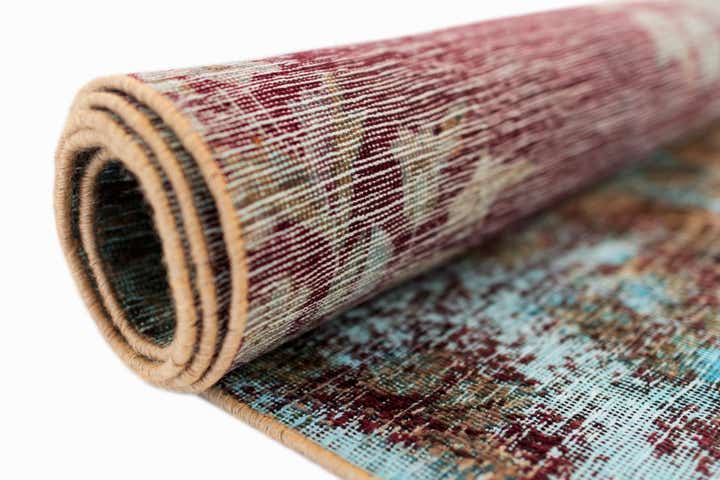 6' 7 x 7' 5 Vintage Royal Wool Square Rug