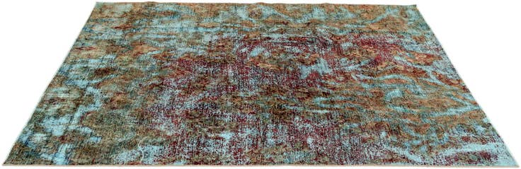 Detail image of 6' 7 x 7' 5 Vintage Royal Wool Square Rug