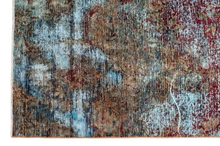 6' 7 x 7' 5 Vintage Royal Wool Square Rug