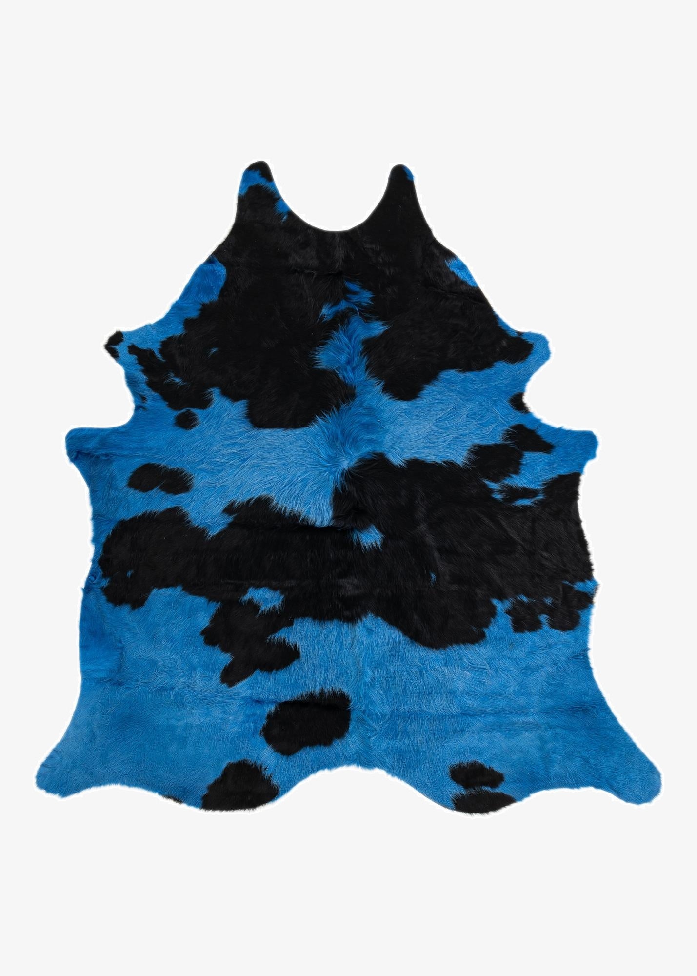 5' 10 x 6' 1 Cowhide Leather Table Runner Rug