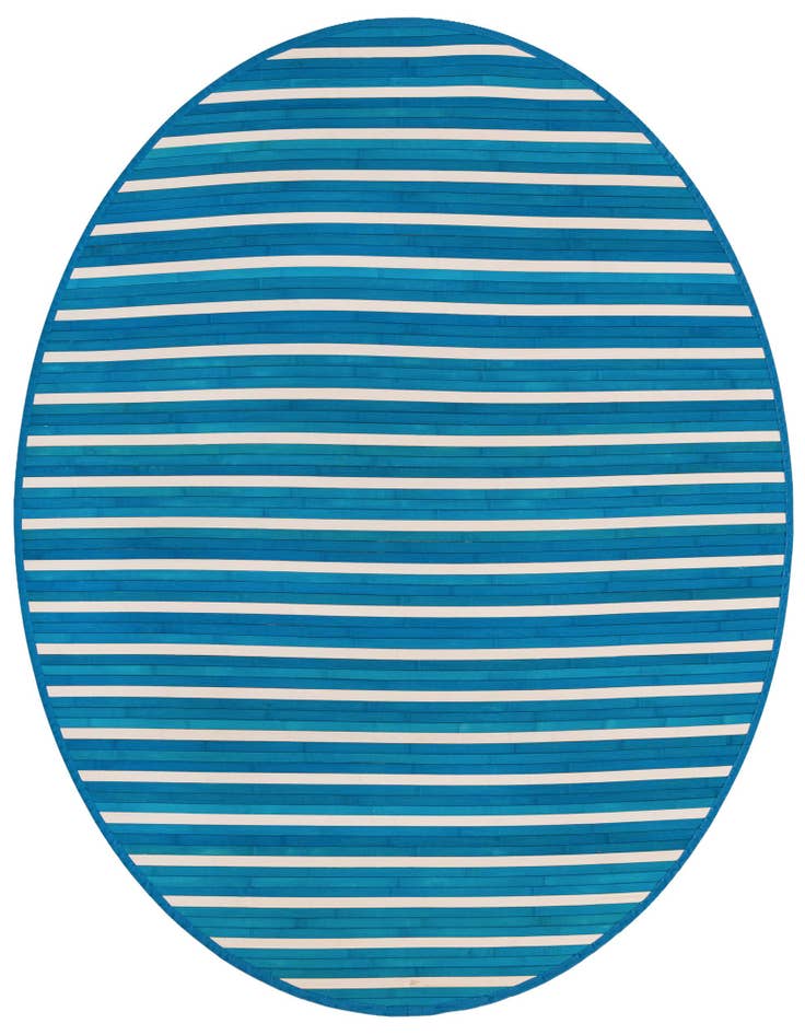 Detail image of 5' 3 x 5' 3 Bamboo Round Rug