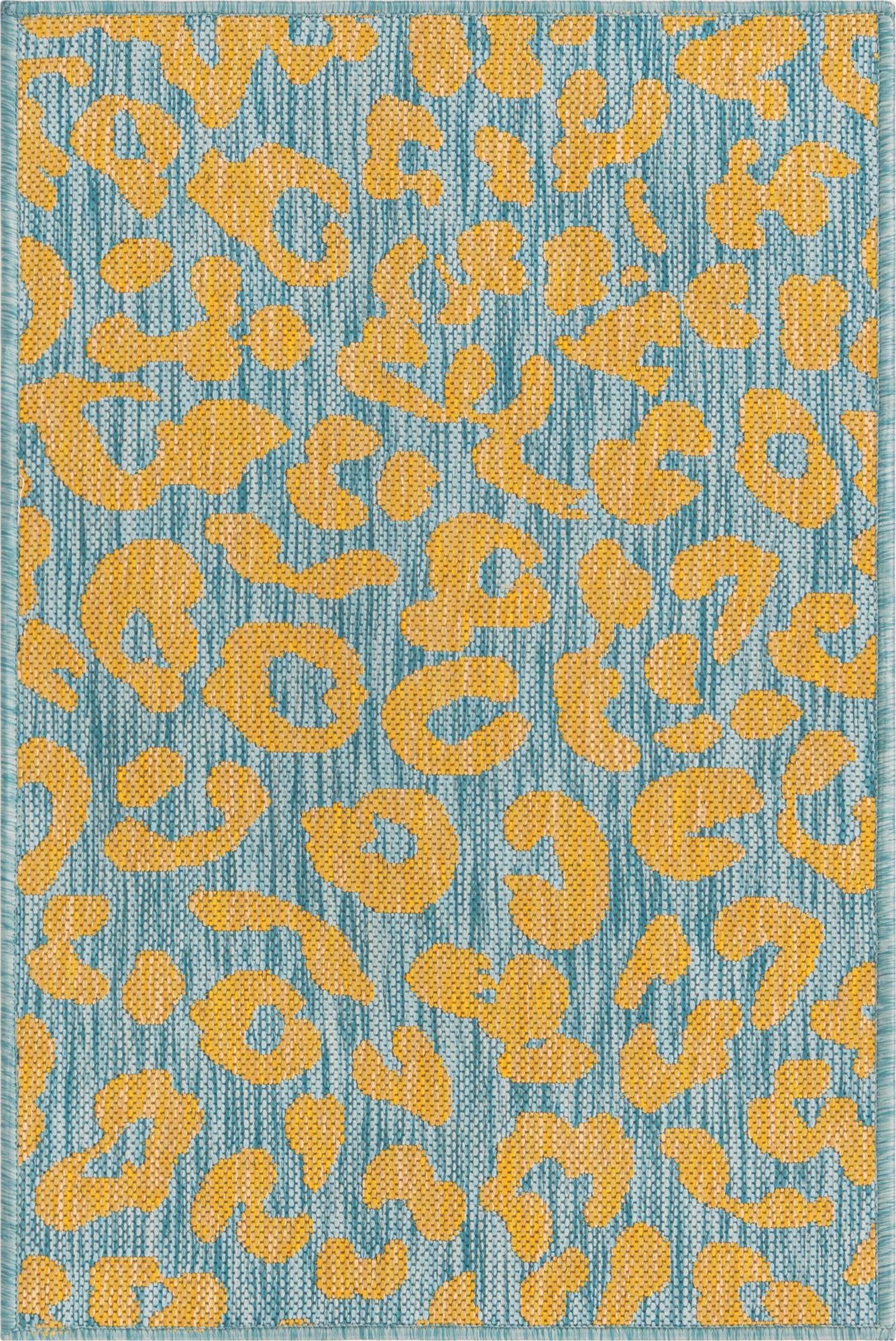 Rug Blue Yellow Swatch link