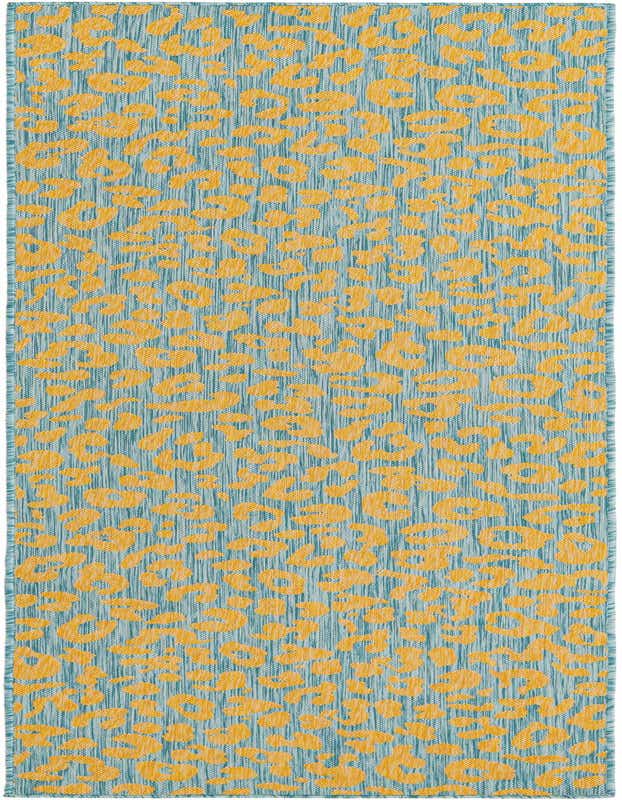 2' 7 x 10' Easy-Clean Safari Indoor / Outdoor Runner Rug