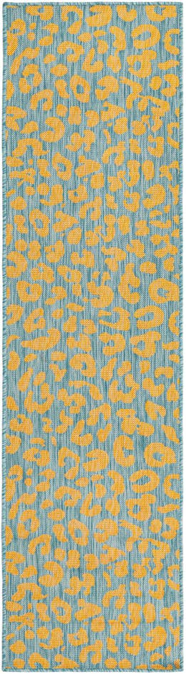 Detail image of 2' x 8' Easy-Clean Safari Indoor / Outdoor Runner Rug