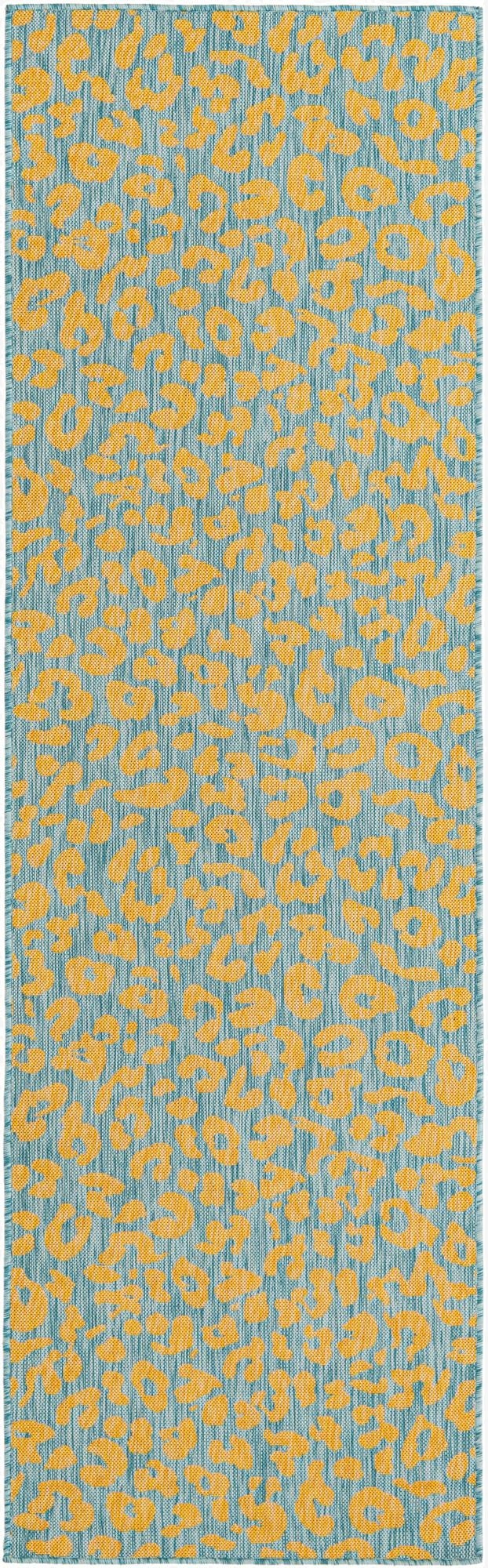 Primary image 2' 7 x 10'  Washable Safari Indoor / Outdoor Runner Rug