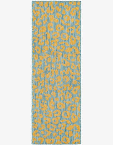 2' x 6' Easy-Clean Safari Indoor / Outdoor Runner Rug