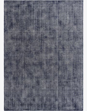 Blueberry Hand Woven Jill Zarin English Manor Farmhouse Wool Rug