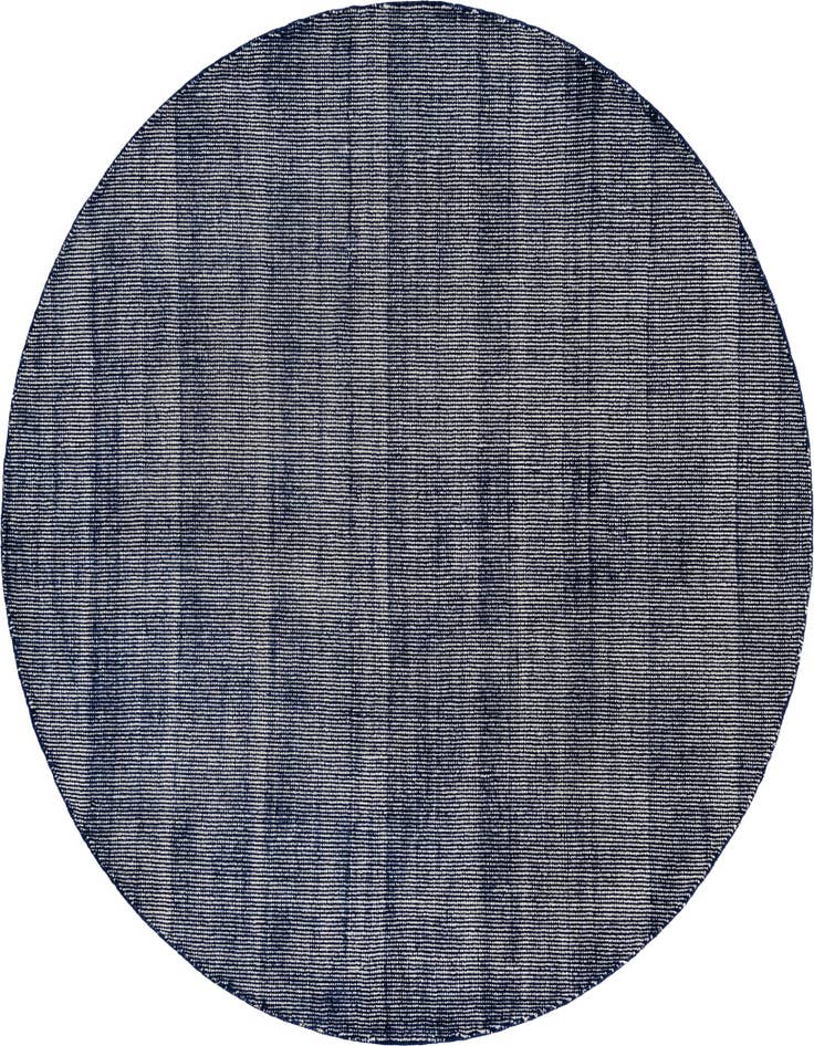 Detail image of 6' 11 x 6' 11 Hand Woven Jill Zarin English Manor Farmhouse Wool Round Rug