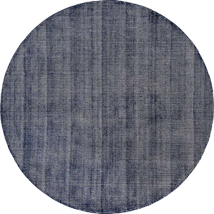 6' 11 x 6' 11 Hand Woven Jill Zarin English Manor Farmhouse Wool Round Rug