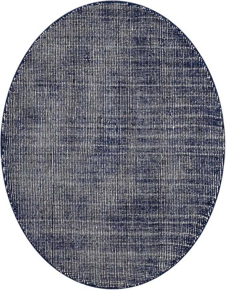 Detail image of 4' 1 x 4' 1 Hand Woven Jill Zarin English Manor Farmhouse Wool Round Rug