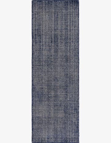 Blueberry Hand Woven Jill Zarin English Manor Farmhouse Wool Runner Rug
