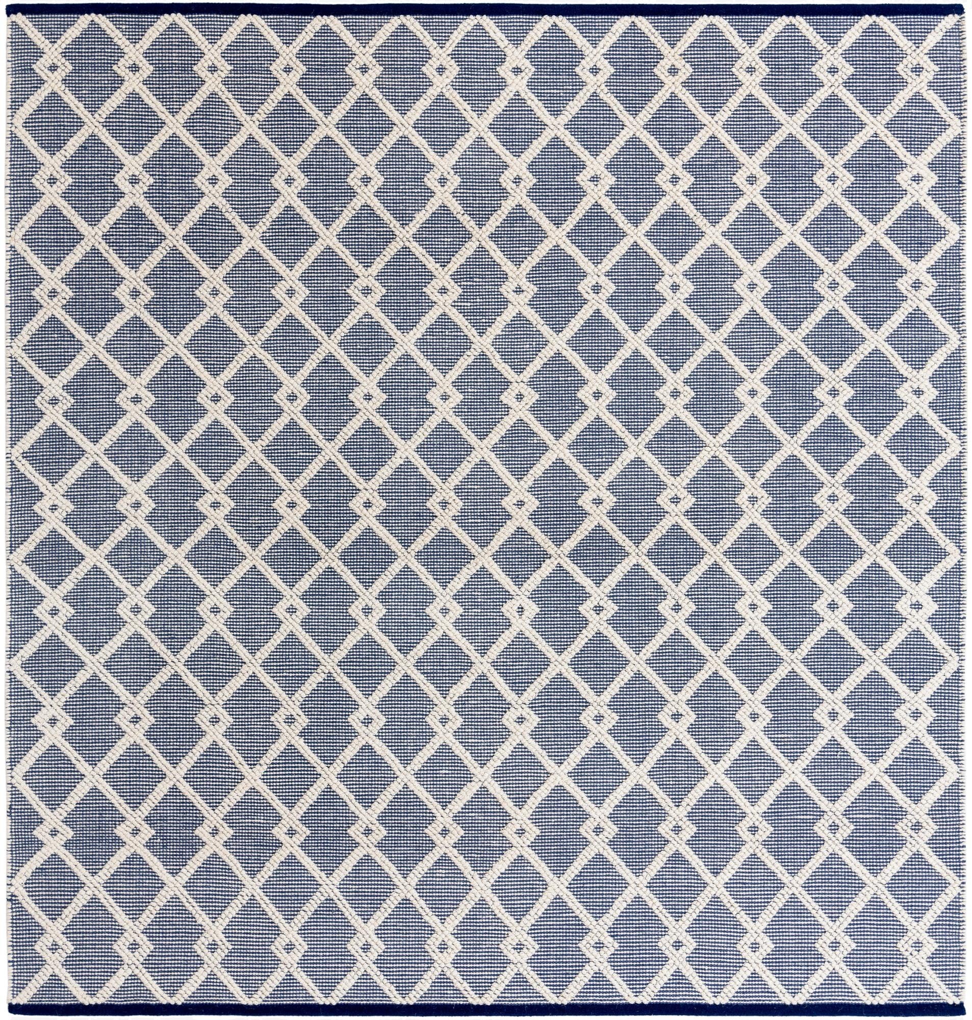 8' x 8'  Hand Knotted Jill Zarin Dorset Square Rug