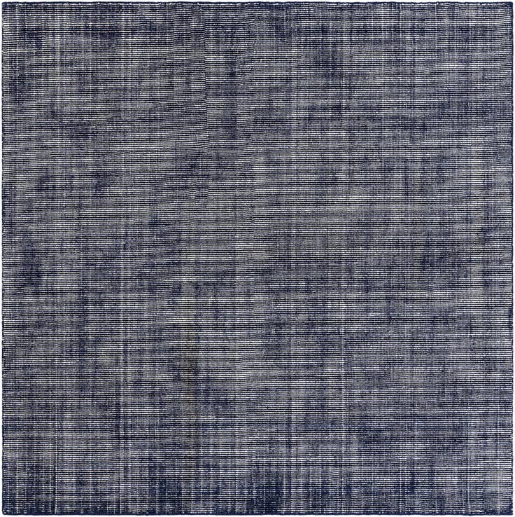 Detail image of 7' 10 x 7' 10 Hand Woven Jill Zarin English Manor Farmhouse Wool Square Rug