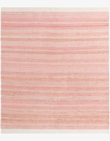 Blush Pink Hand Woven Lariat Rug