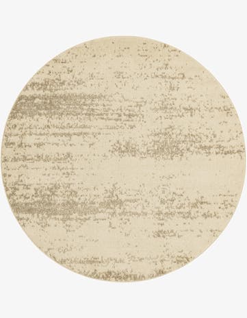 Bone Beige Angelica Round Rug
