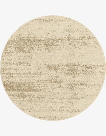 Bone Beige Loft Round Rug