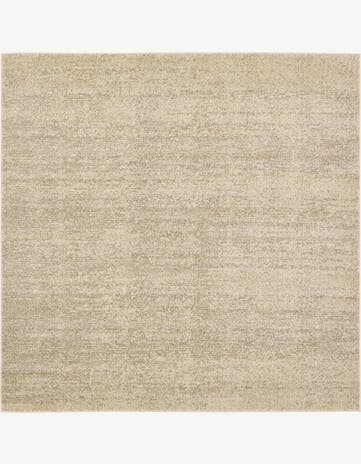 Bone Beige Angelica Square Rug