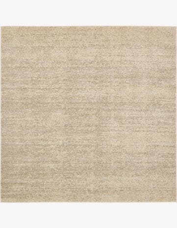 Bone Beige Loft Square Rug