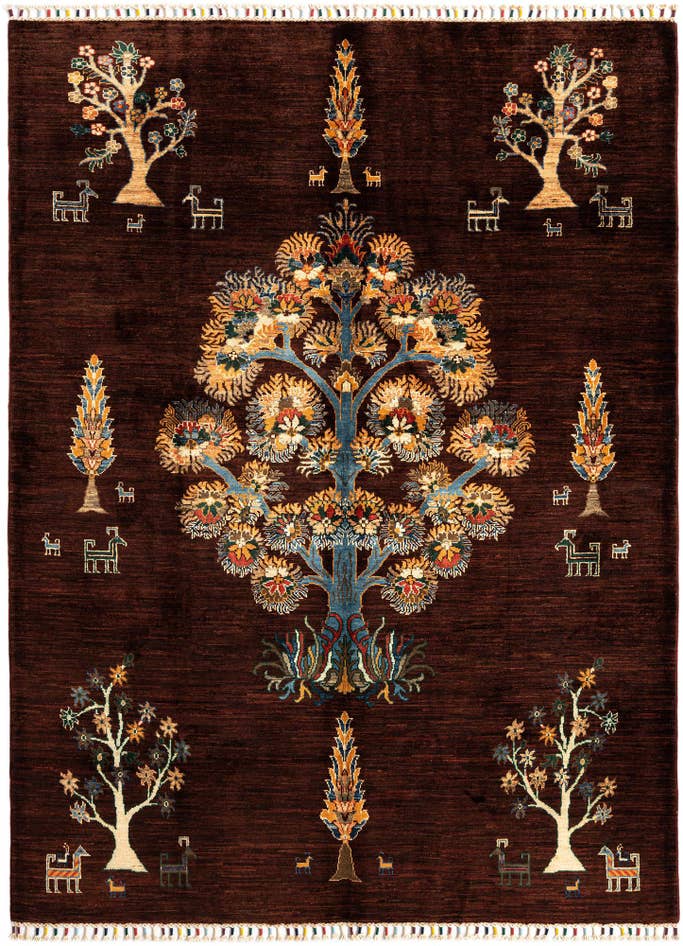 Detail image of 5' 9 x 7' 9 Ariana Ziegler Wool Rug