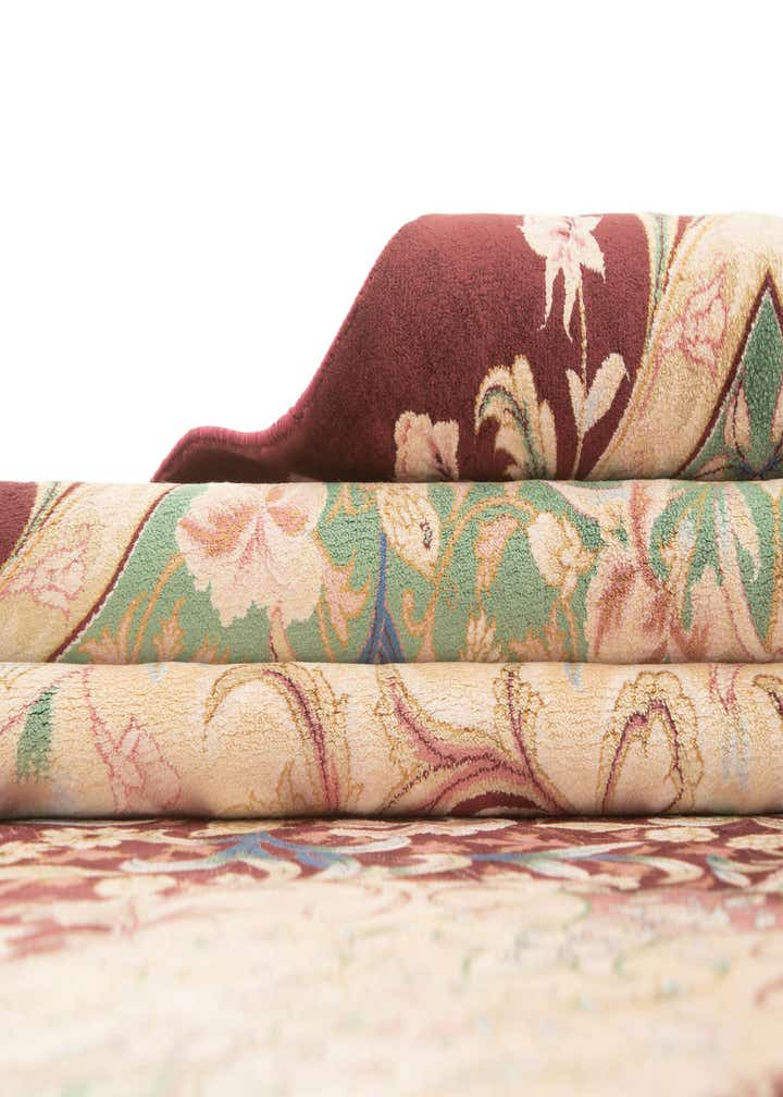 6' 1 x 9' 10 Ghom Design Rug