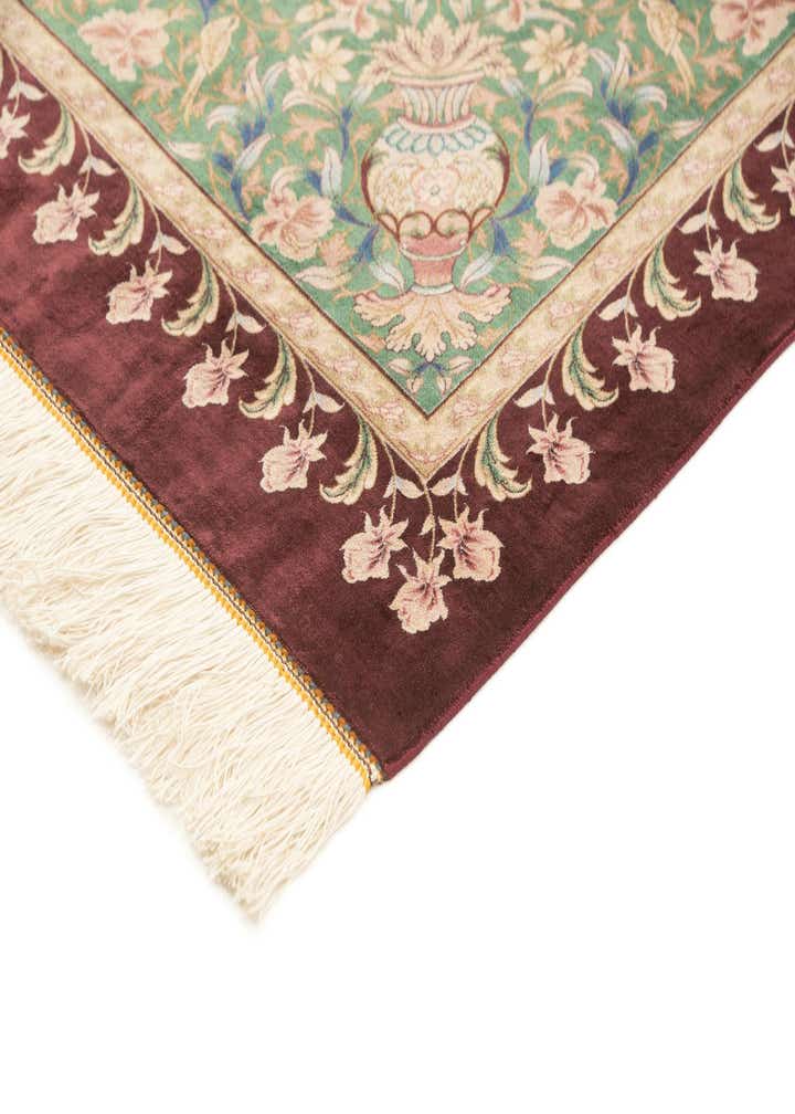 6' 1 x 9' 10 Ghom Design Rug