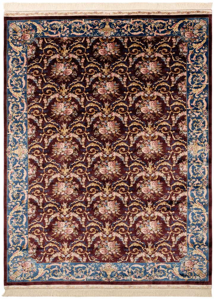 5' 8 x 9' 1 Ghom Design Rug