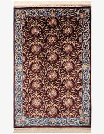 5' 8 x 9' 1 Ghom Design Rug