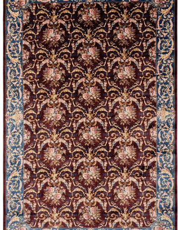 5' 8 x 9' 1 Ghom Design Rug