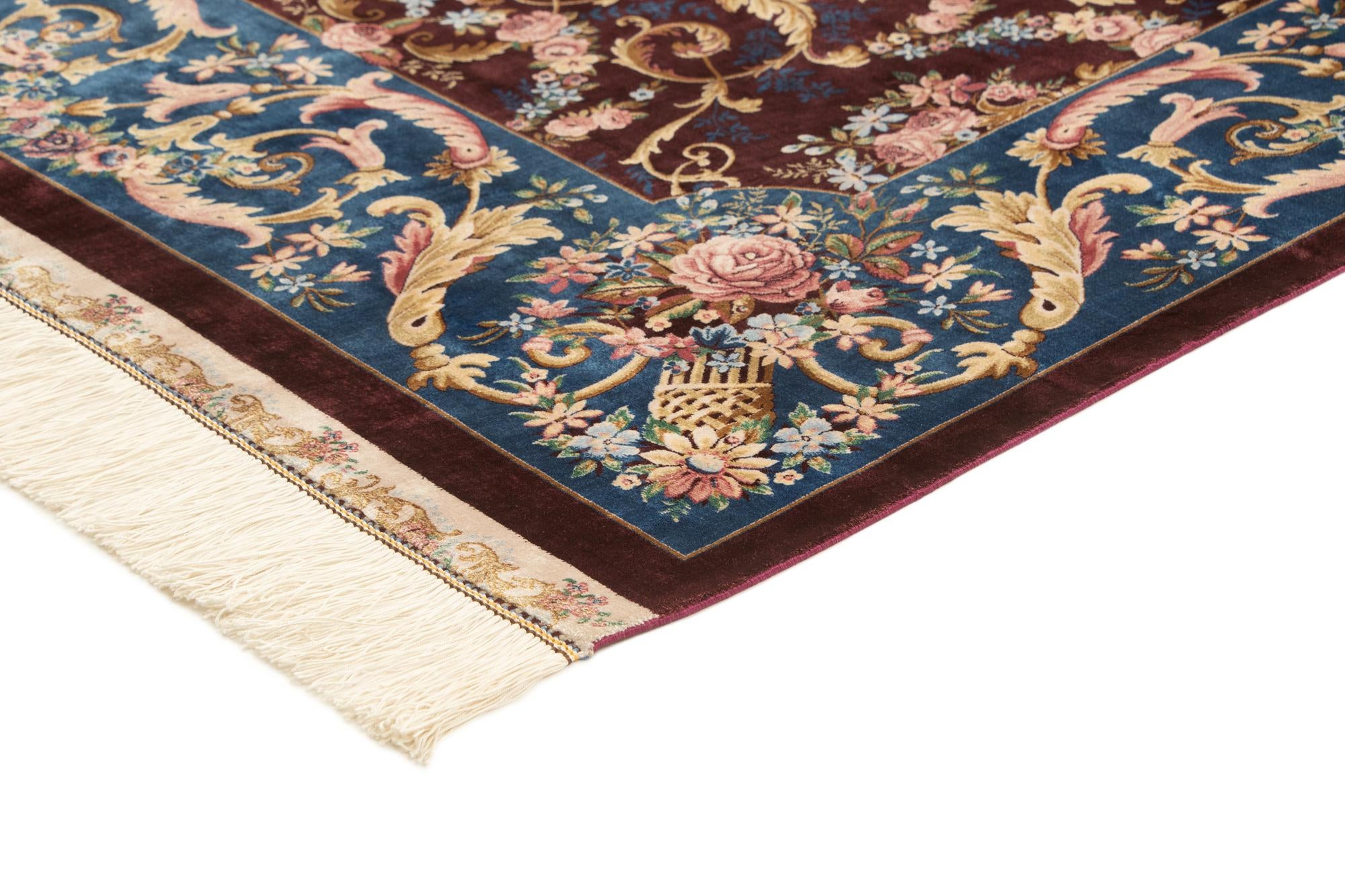 5' 8 x 9' 1 Ghom Design Rug