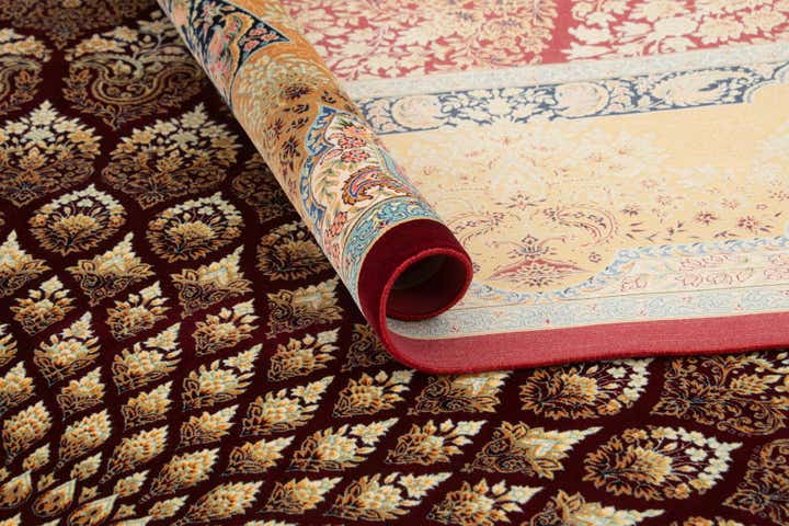 8' x 11' 5 Ghom Design Rug