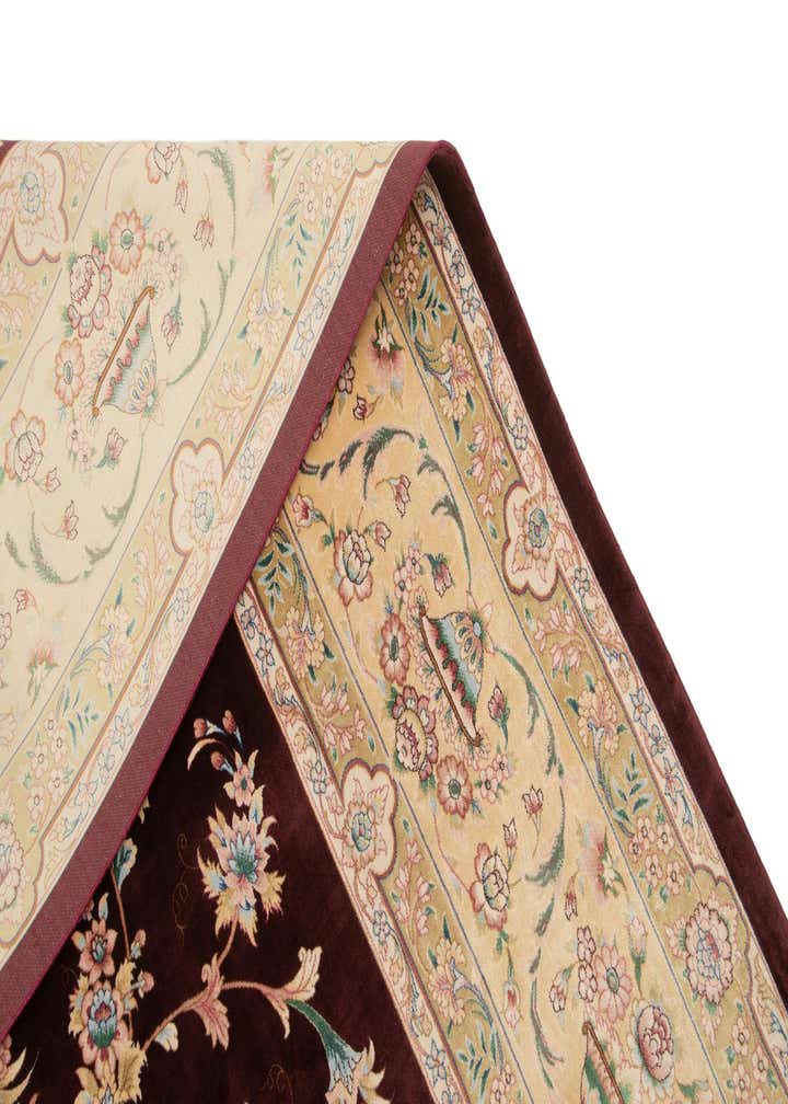 6' 2 x 10' Ghom Design Rug