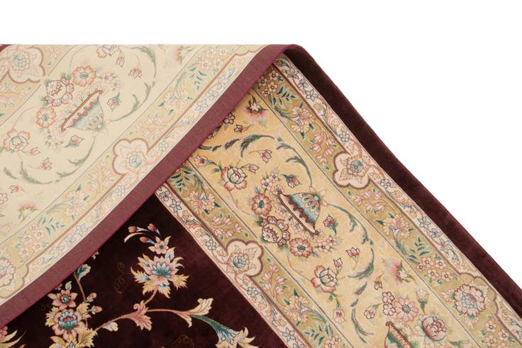 Detail image of 6' 2 x 10' Ghom Design Rug
