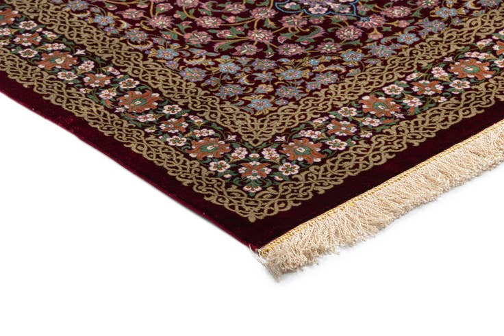 Detail image of 2' 7 x 4' 2 Ghom Silk Rug