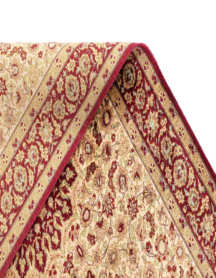 Detail image of 2' 7 x 3' 11 Ghom Silk Rug