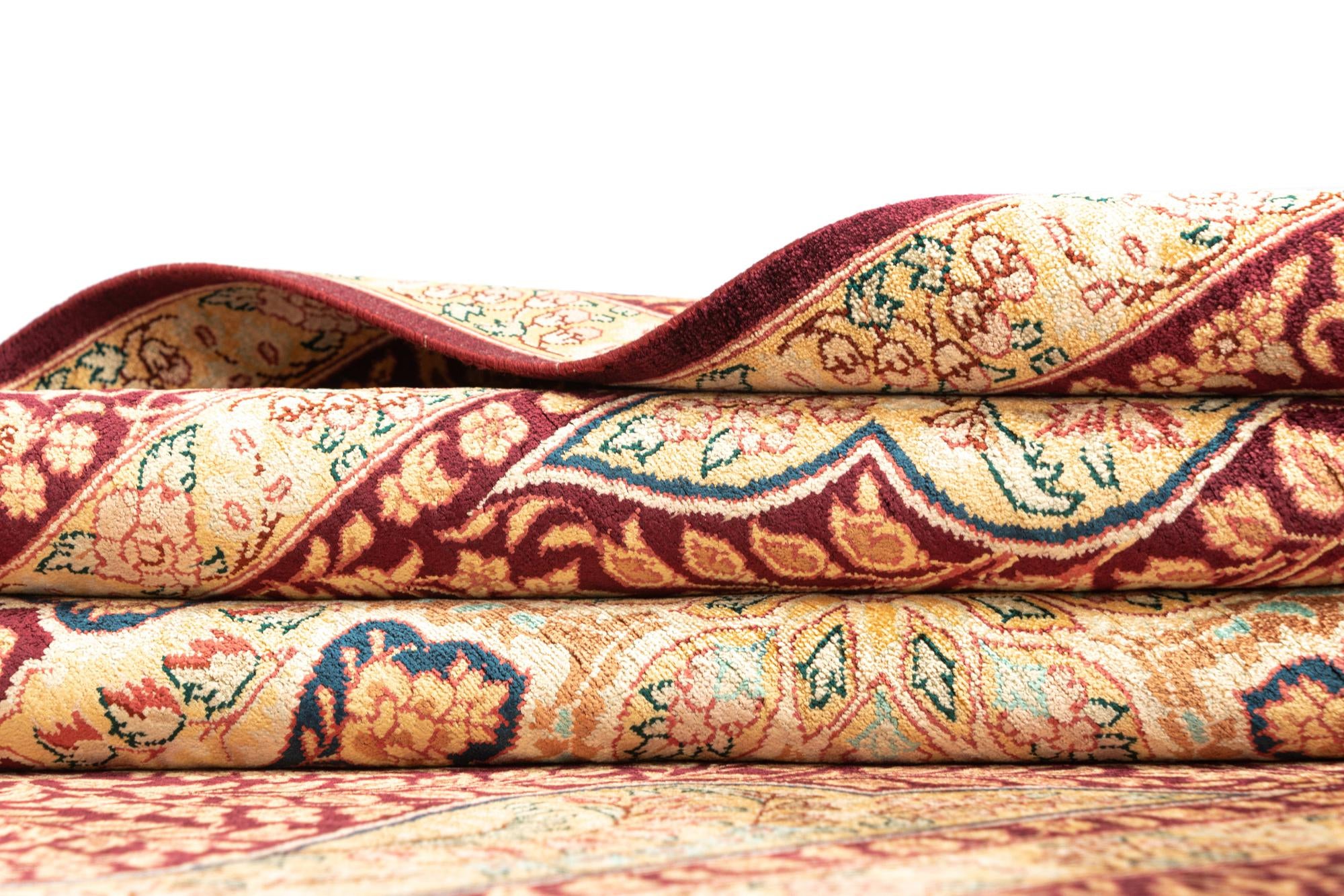 3' 5 x 4' 11 Ghom Silk Rug