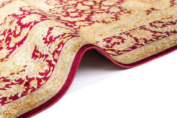 3' 3 x 4' 11 Ghom Silk Rug
