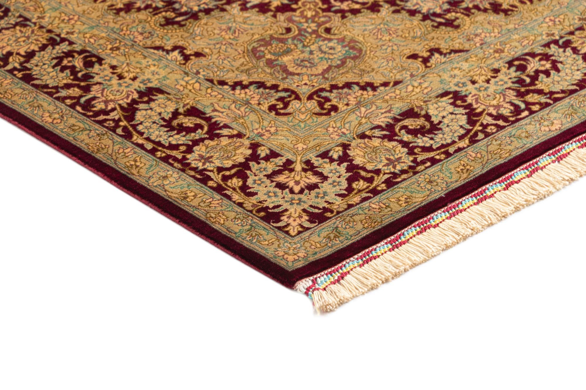 3' 3 x 4' 11 Ghom Silk Rug