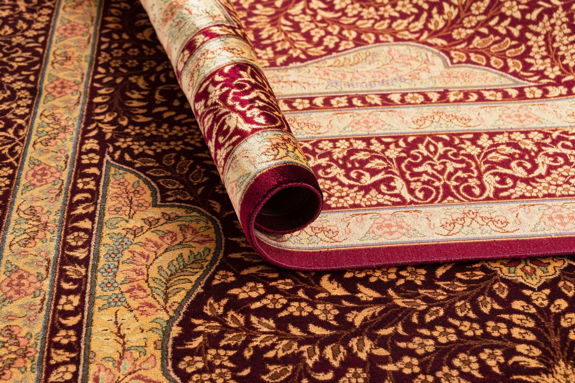 3' 3 x 5' Ghom Silk Rug