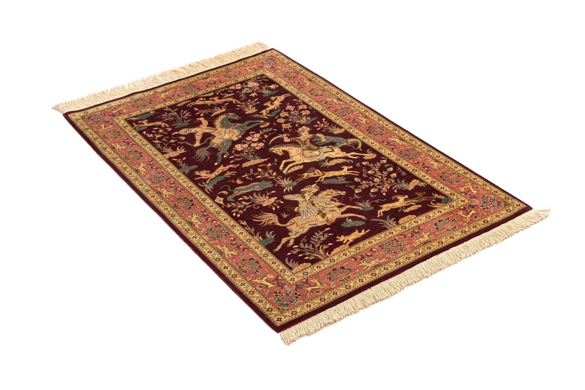 2' 7 x 3' 11 Ghom Silk Rug