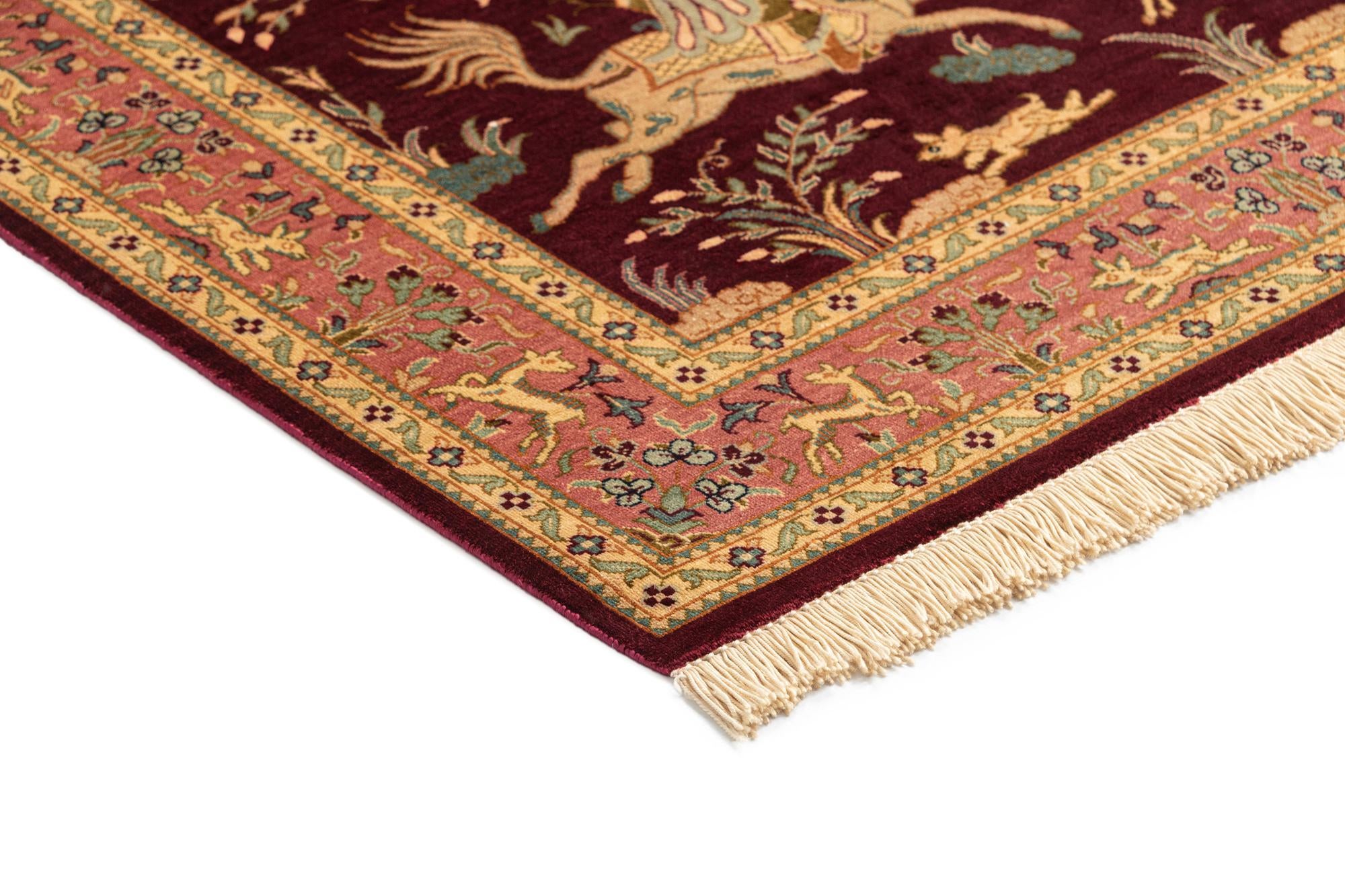 2' 7 x 3' 11 Ghom Silk Rug