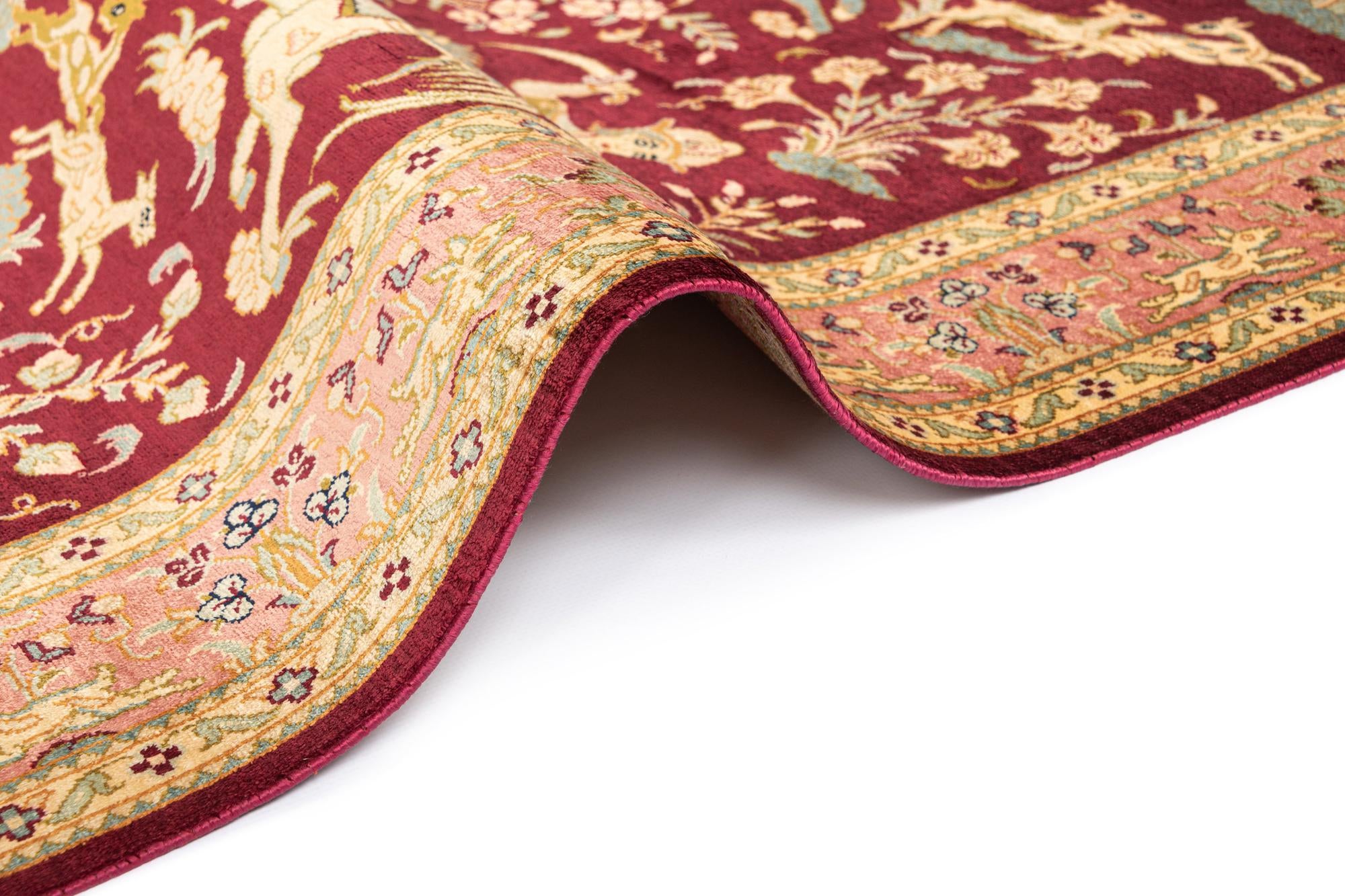 2' 7 x 3' 11 Ghom Silk Rug