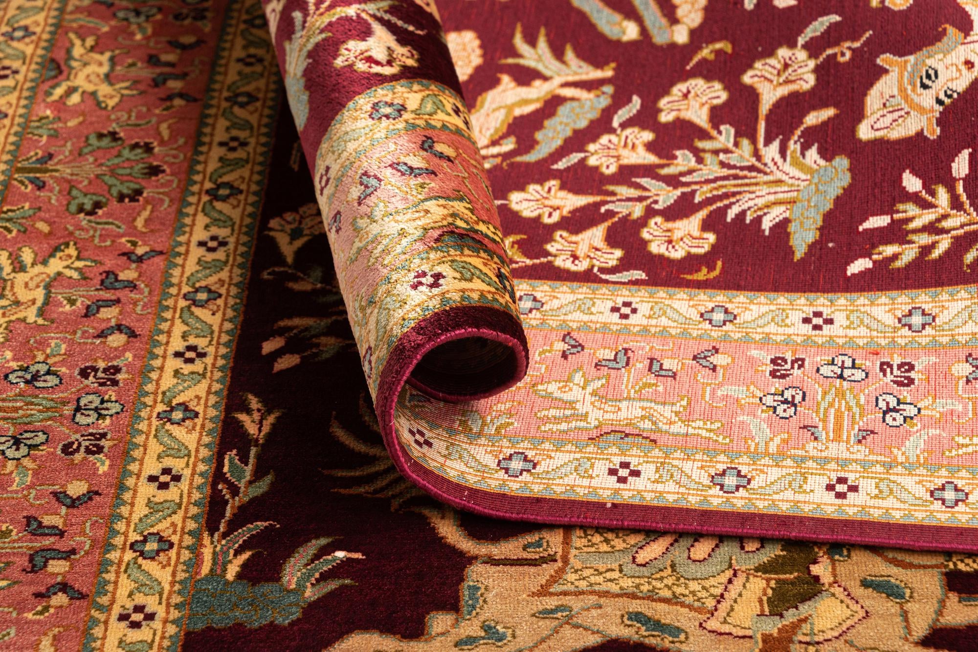 2' 7 x 3' 11 Ghom Silk Rug